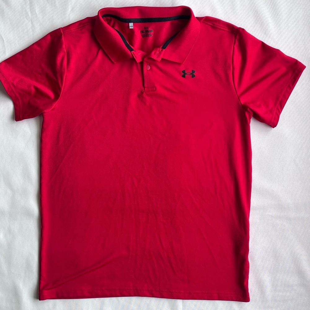 Under Armour Kids' Vibrant Red Polo